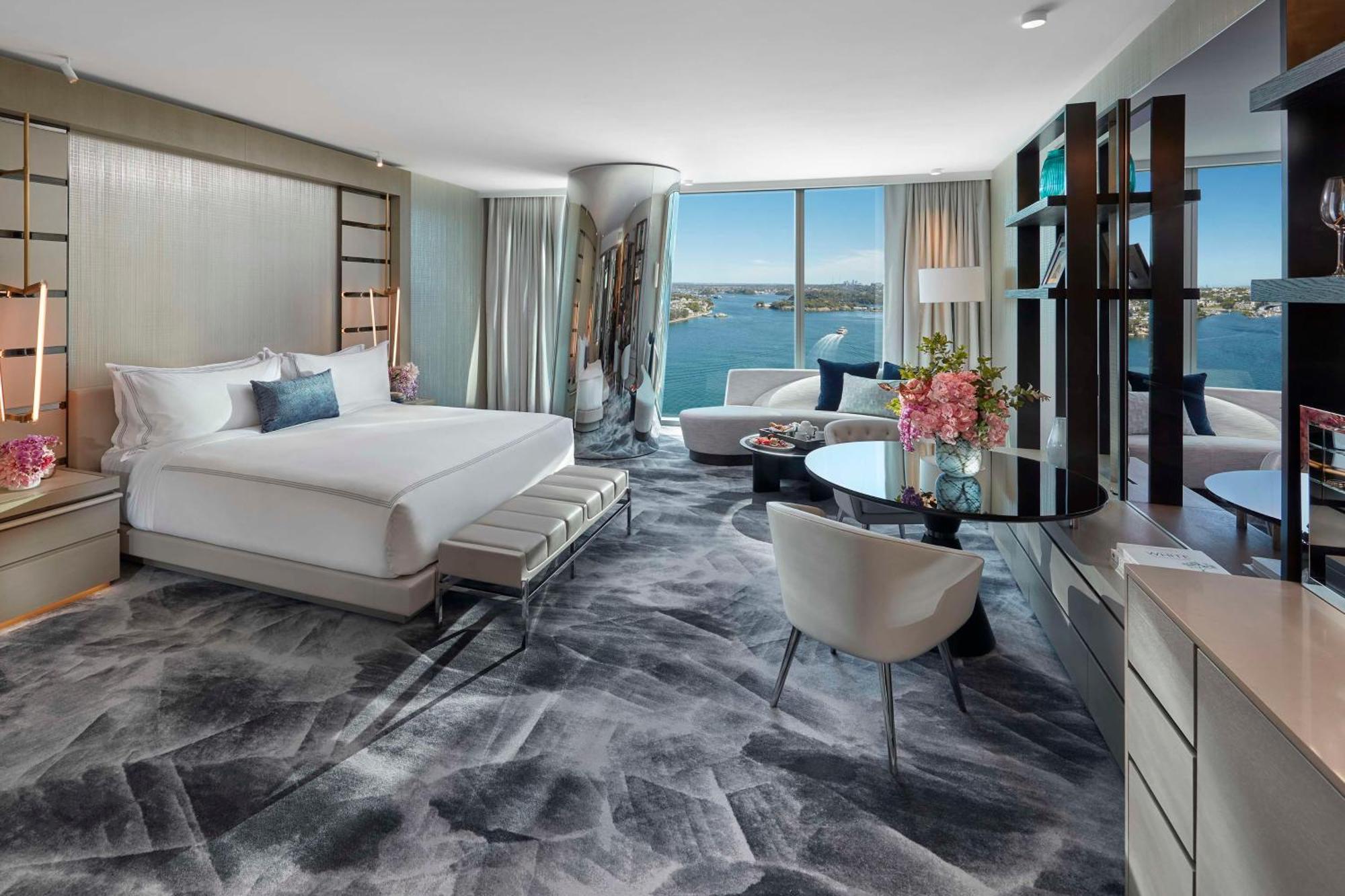 Crown Towers Sydney Hotel Екстериор снимка A guest room at the InterContinental Sydney